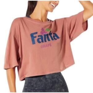 ☀️Wildfox x Coca-Cola Fanta Grape Alhambra T Shirt Pigment Ash Rose Women's M